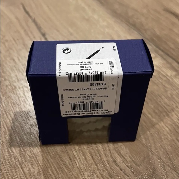 NEW Swarovski Power Collection Bracelet Slake Beige Rhodium plated 5494230 - Picture 7 of 8